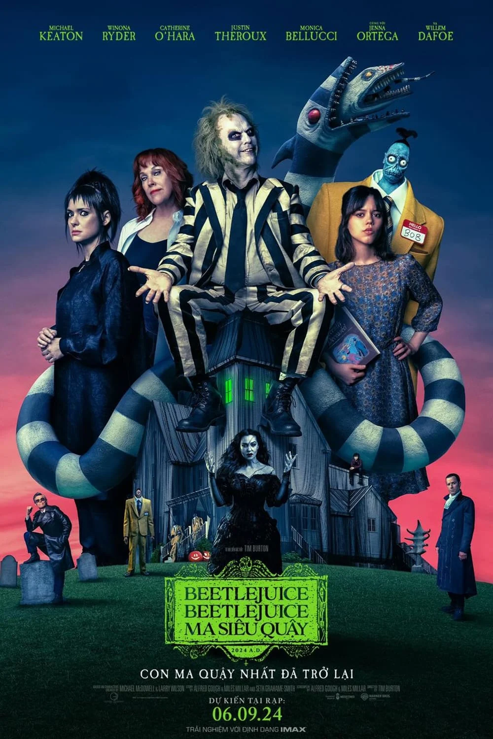 Poster phim Beetlejuice Beetlejuice: Ma Siêu Quậy