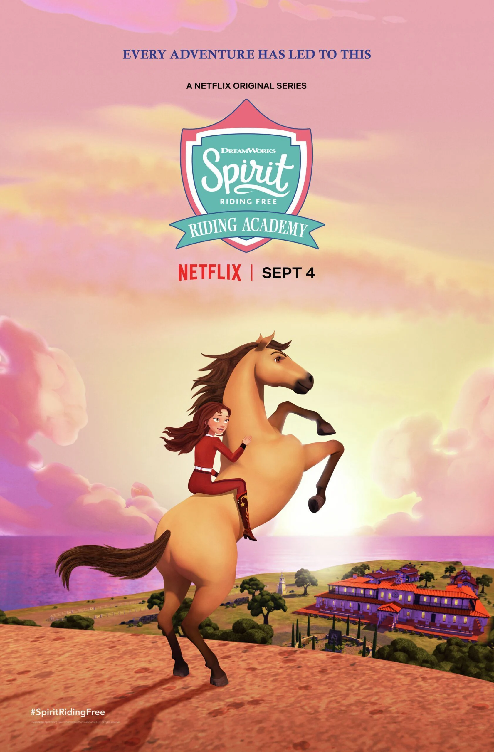 Poster phim Chú Ngựa Spirit: Tự Do Rong Ruổi – Trường Học Cưỡi Ngựa (Phần 2)