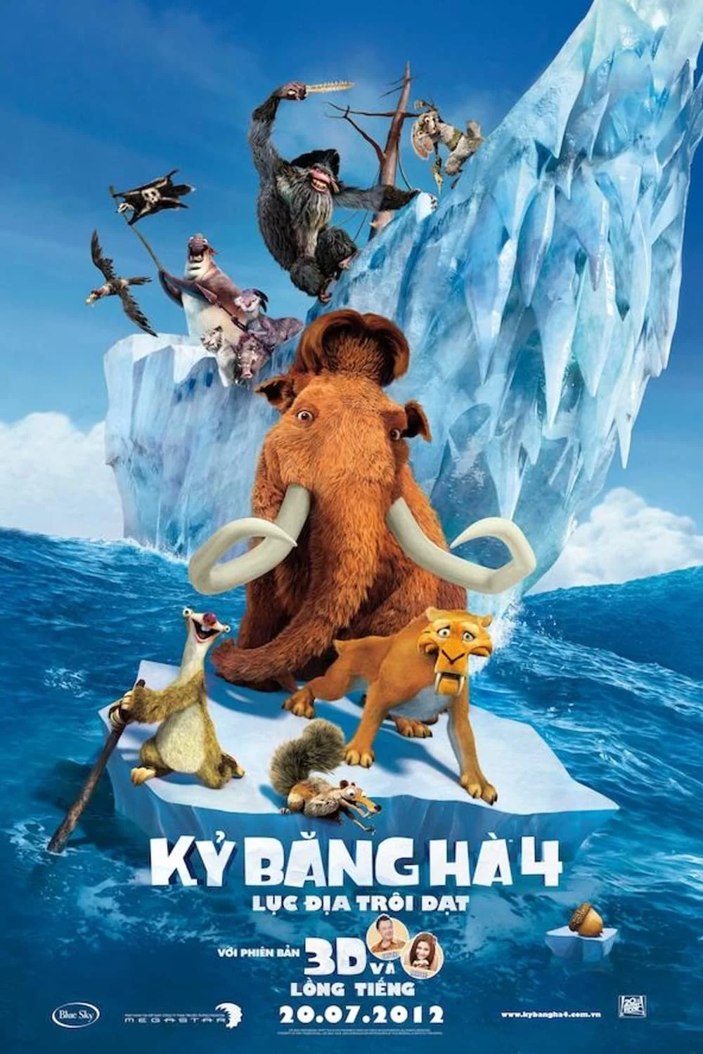 Poster phim Kỷ Băng Hà: Lục Địa Trôi Dạt