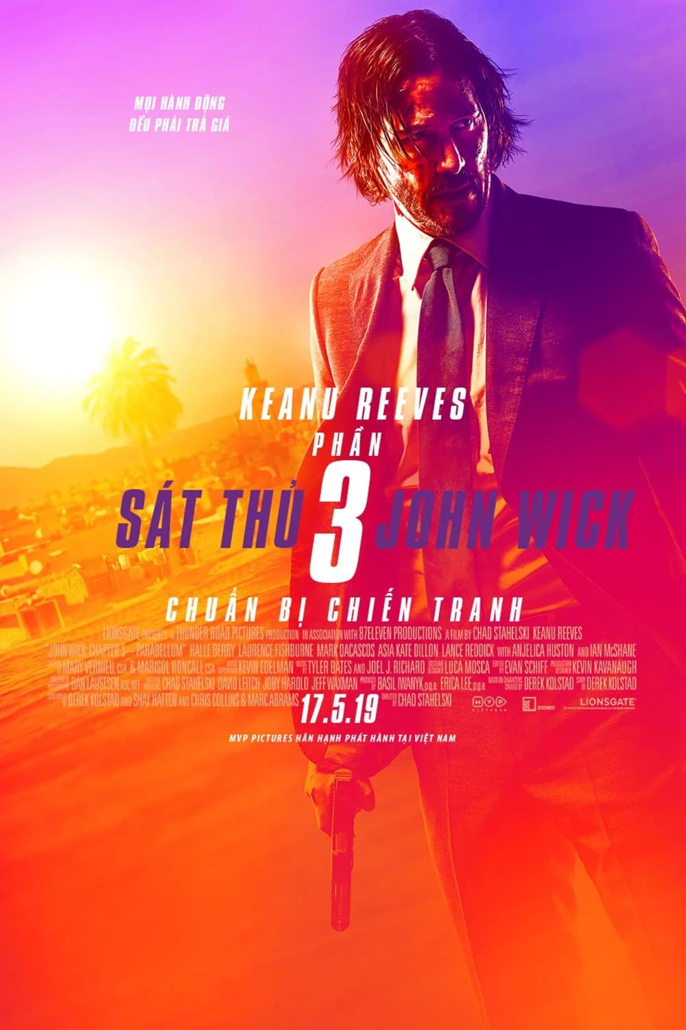 Poster phim Sát Thủ John Wick: Phần 3 – Chuẩn Bị Chiến Tranh