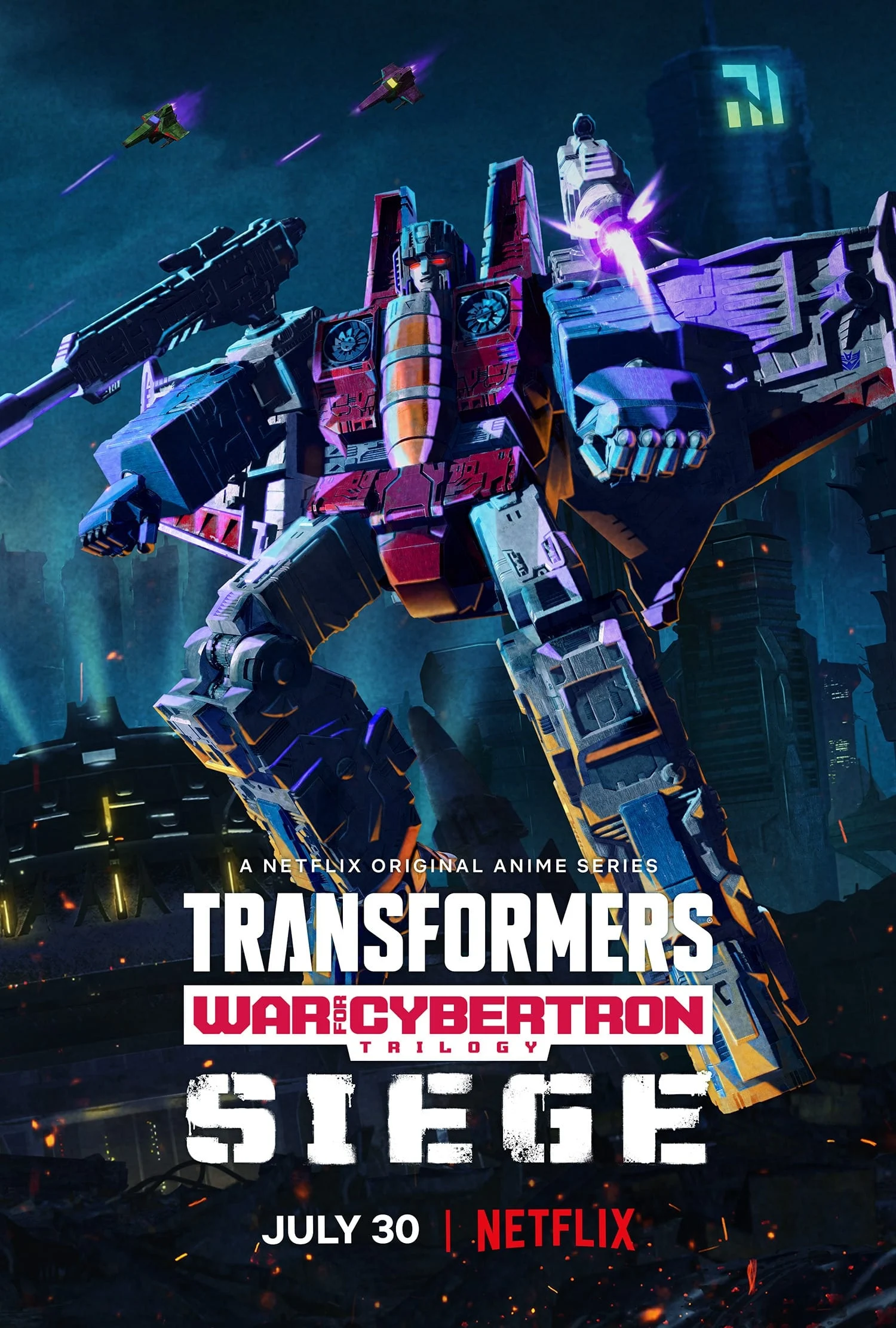 Poster phim Transformers: Chiến tranh Cybertron – Cuộc vây hãm