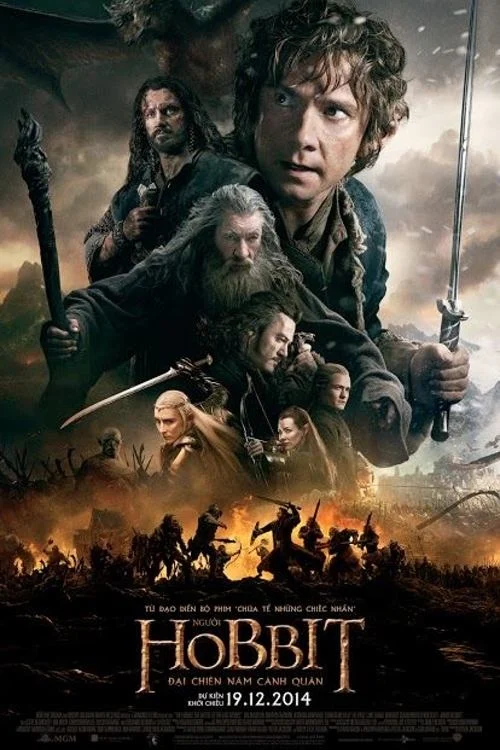 Poster phim Người Hobbit: Đại Chiến Năm Cánh Quân