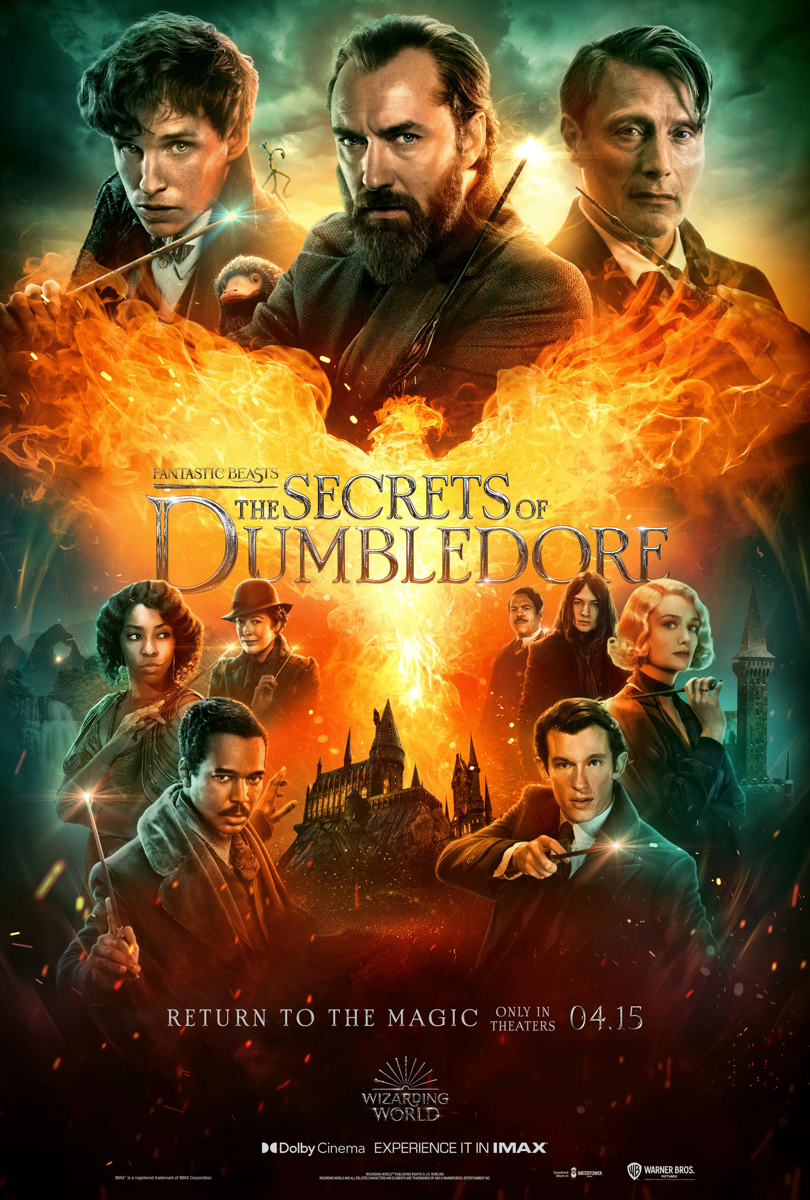 Poster phim Sinh Vật Huyền Bí: Những Bí Mật Của Thầy Dumbledore