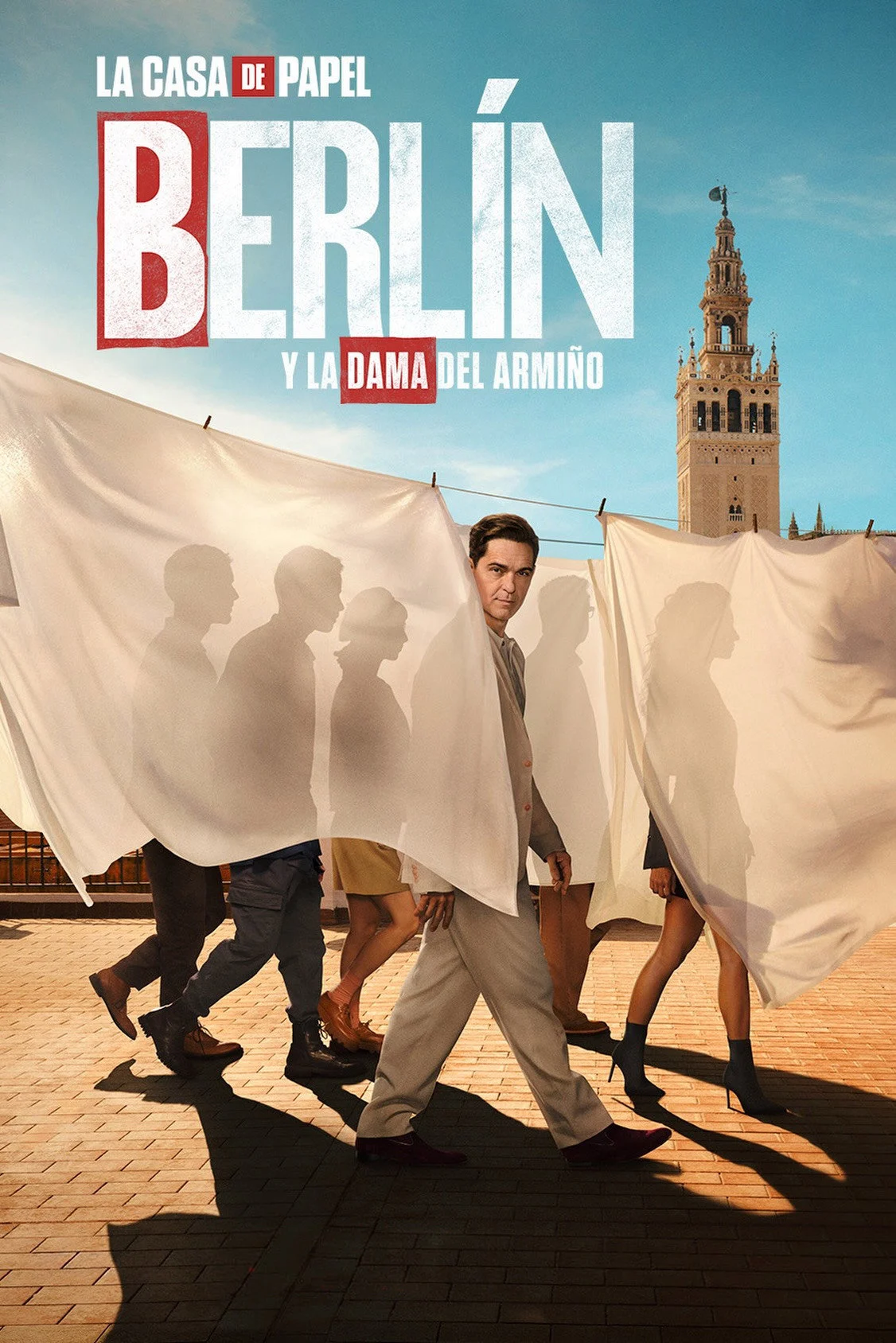 Poster phim Berlin và bức họa Người đàn bà và con chồn